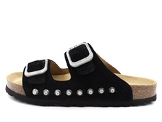 Petit by Sofie Schnoor sandal black suede med nitter